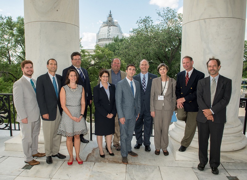 The American Cider Association visits members of congress on Capitol Hill on July 22, 2015.