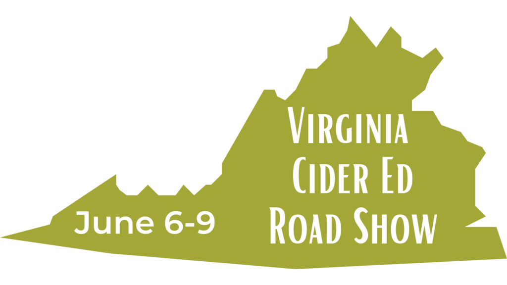 Virginia Cider Ed Road Show (Twitter Post)